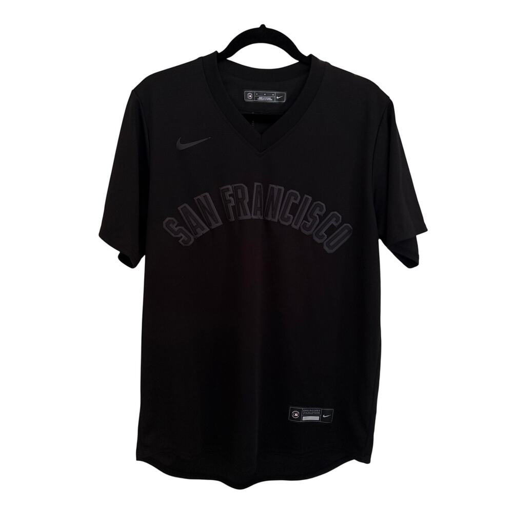 Major League Baseball Black San Francisco Giants Nike Jersey Medium Minimal